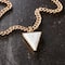 White Howlite Triangle Pendant by Bead Landing™